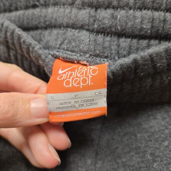 Nike Men's Club Classic Sweatpants Dark Gray Sz Small Straight Leg Joggers Logo - Picture 7 of 11